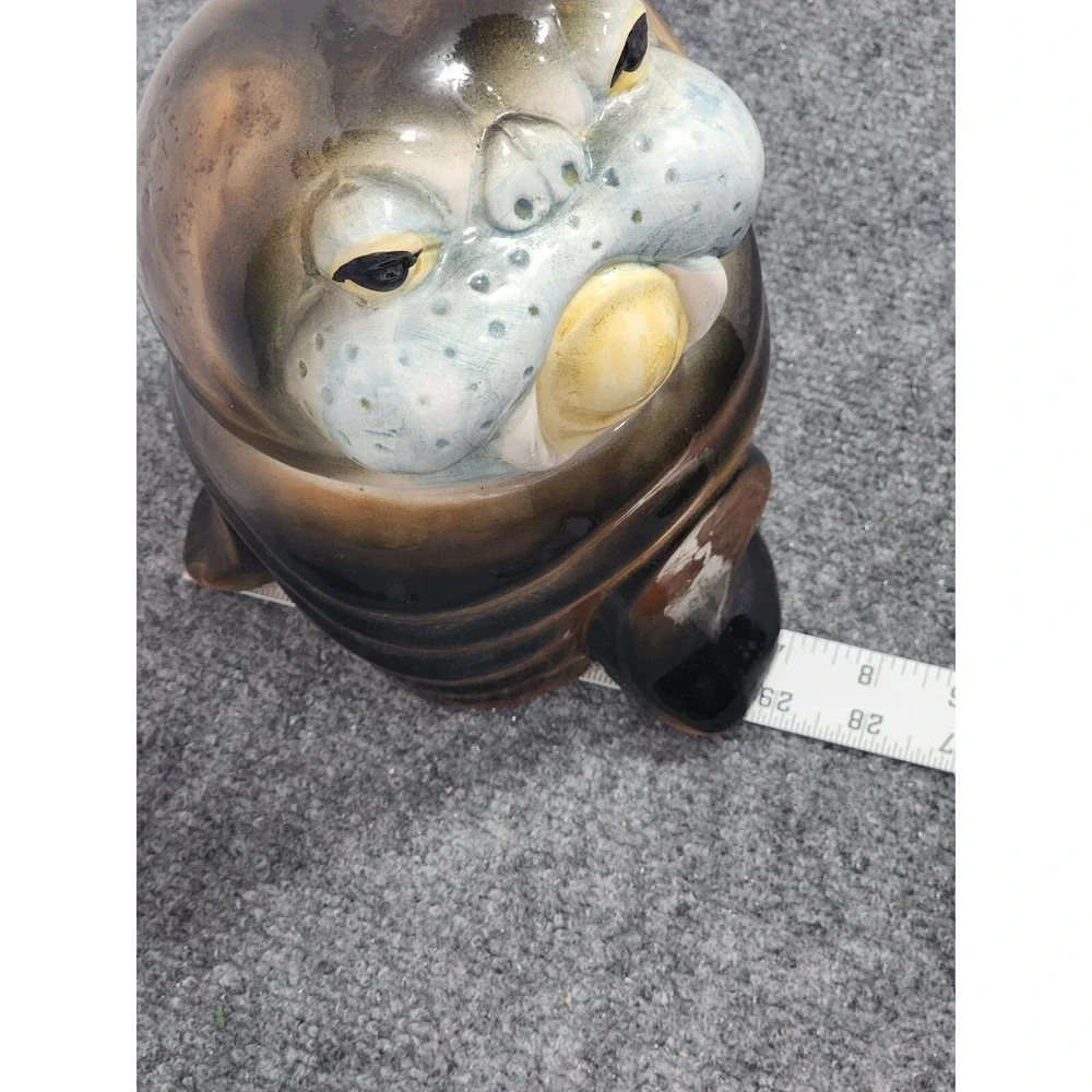 Vintage 1960s Enesco Walrus Cookie Jar Rare Sea Lion Collectors Item Sealife